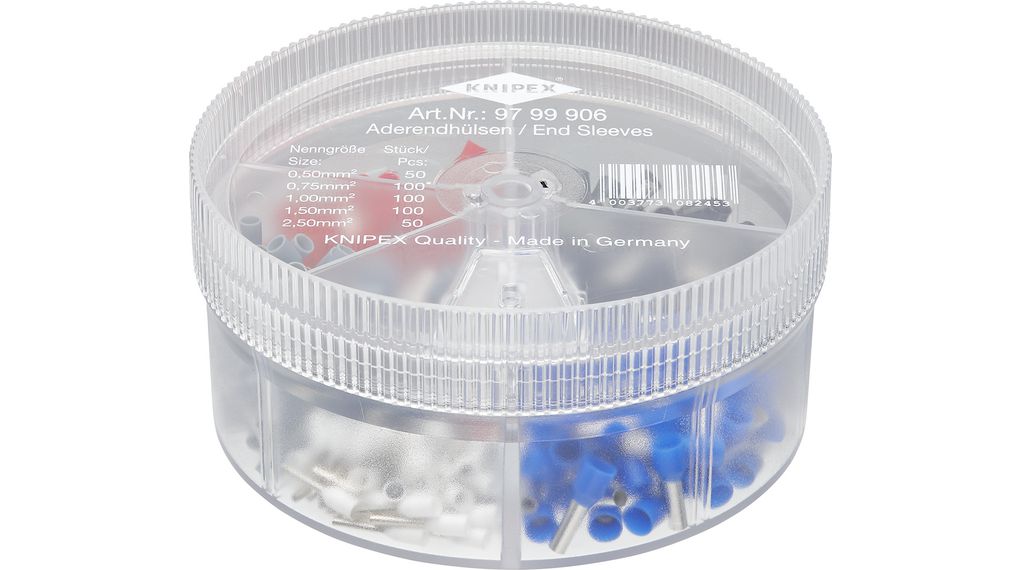 Assortimentsdozen 0.5 ... 2.5mm², 400 pcs